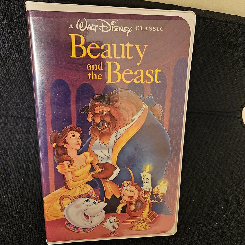 Disney VHS Bundle:  Beauty And The Beast, Aladdin, The Return of Jafar